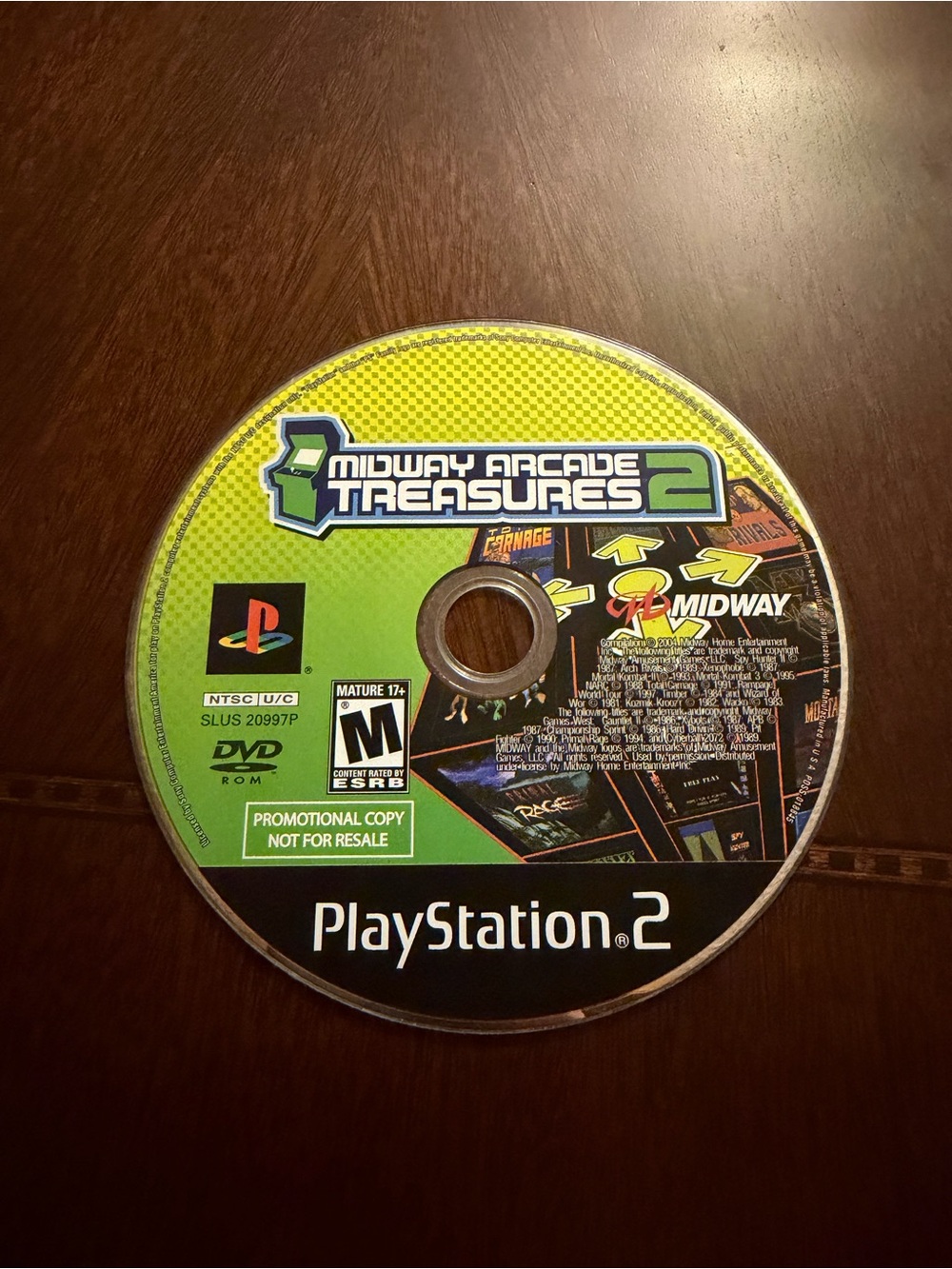 PlayStation 2 Midway Arcade Treasures 2